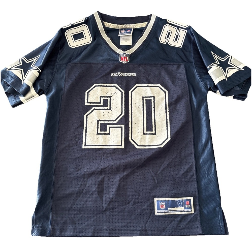 Tony Pollard Dallas Cowboys Youth M Jersey shirt Navy Blue NFL Pro Line